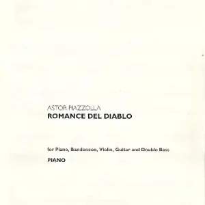 Geprüft Romance del diabolo for piano, bandoneon, violin, guitar and double bass