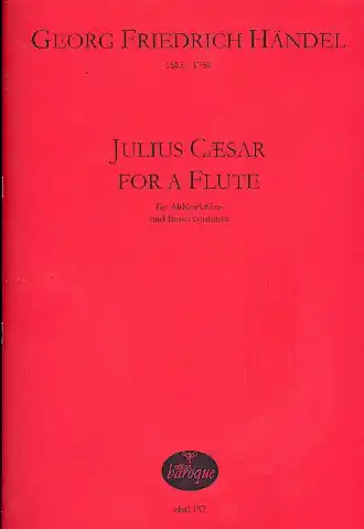 Julius Caesar for a Flute für Altblockflöte und Bc Markenprodukt