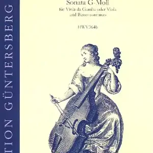 Online Kaufen Sonate g-Moll HWV364b für Viola da Gamba (Viola) und Bc