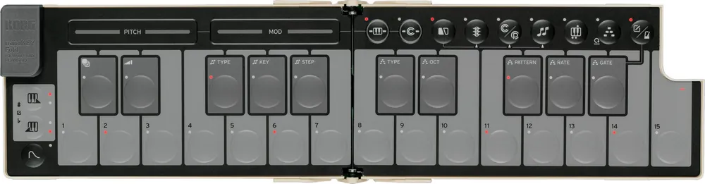 Korg nanoKEY Fold Sand Beige Preisknaller