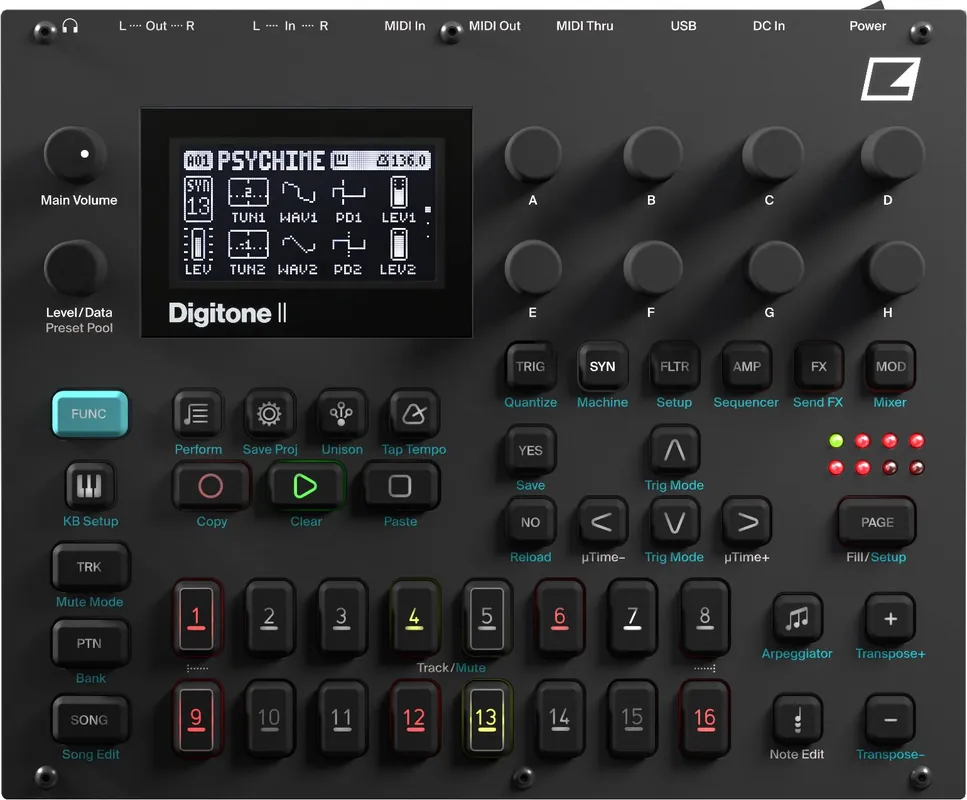 Elektron Digitone II Neue Kollektion