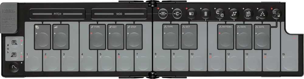 Korg nanoKEY Fold Black Kostenloser Rückversand