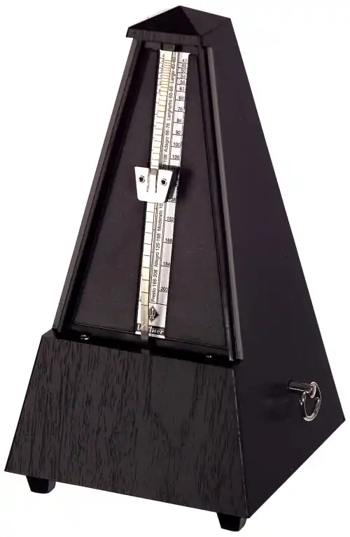 Wittner Taktell Pyramide mit Glocke Schwarz Sonderangebot