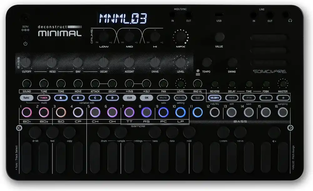 Markenprodukt Sonicware deconstruct MINIMAL