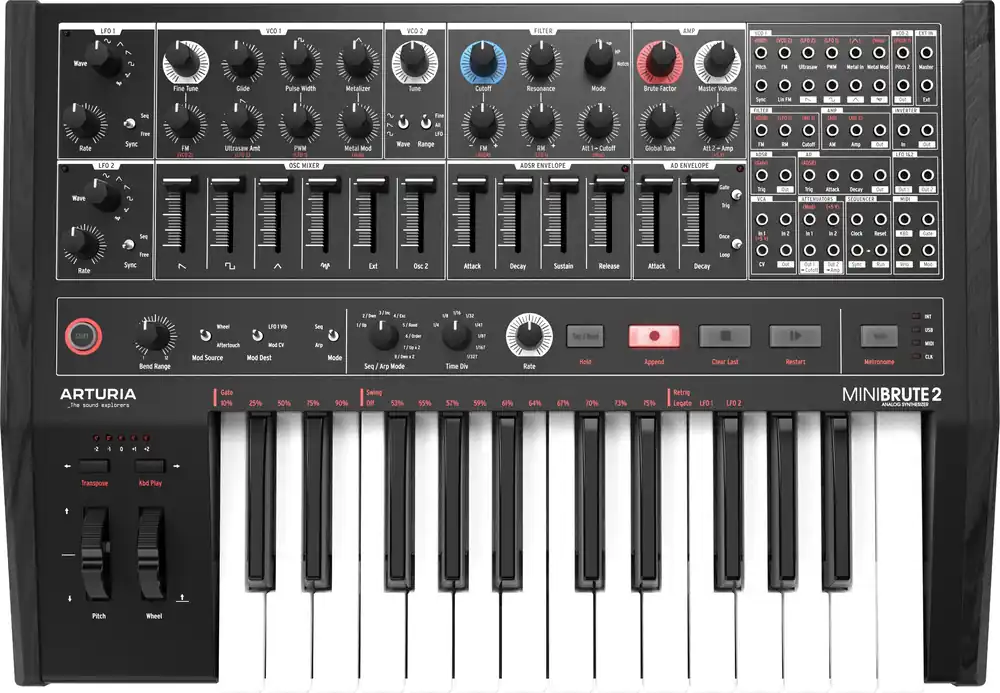 Arturia MiniBrute 2 Noir Gratis Versand