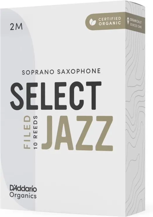 DAddario Woodwinds Organic Sel. Jazz Filed SOP 2M Top-Seller