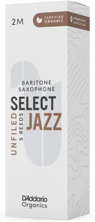 DAddario Woodwinds Organic Sel. Jazz Unfiled BAR 2M Must-Have