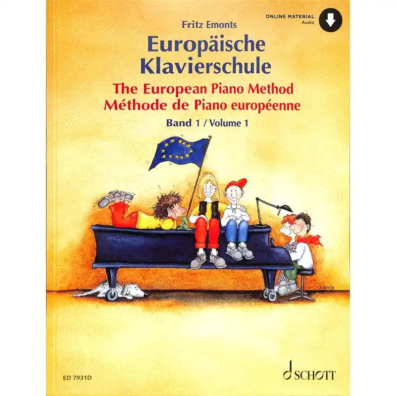 Emonts Fritz Europäische Klavierschule Bd.1 Gratis Versand