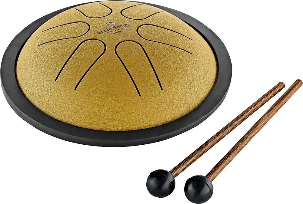 Sonderaktion Meinl Sonic Energy MSTD3G Mini Steel Tongue Drum Gold B Major