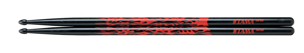 Zertifiziert Tama 7A-F-BR Rhythmic Fire Sticks Red