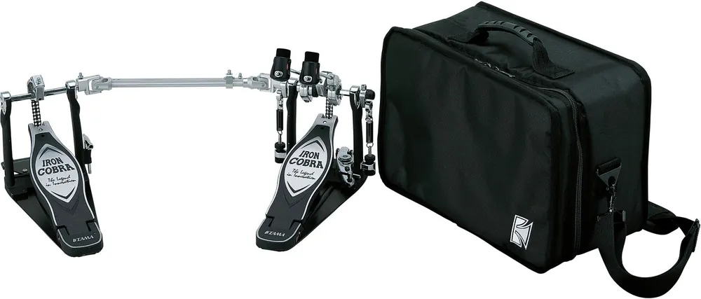 Tama HP900PWNMR Iron Cobra 900 Glide Twin Pedal mit Mirror Rod Limited Echt