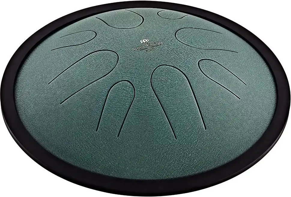 Gratis Versand Meinl CSTD1DG Sonic Energy Compact Steel Tongue Drum H-Moll 10"/432hz Dark Green
