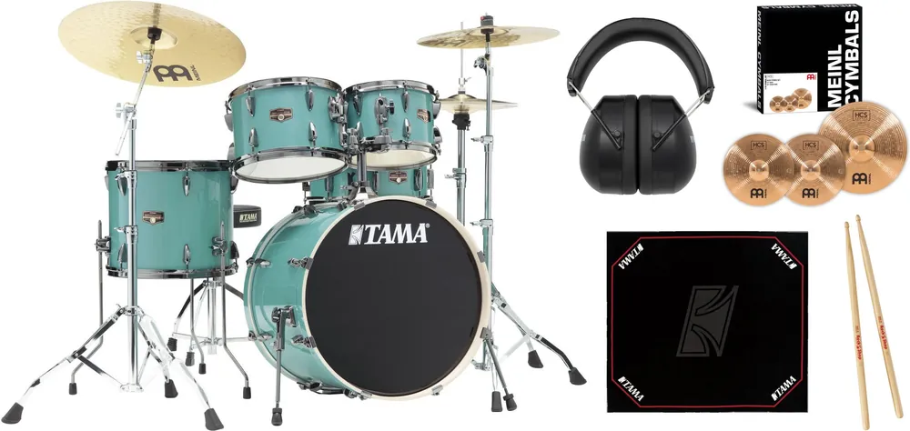 Kracherpreis Tama Imperialstar Bundle - Sky Blue Mist 20"
