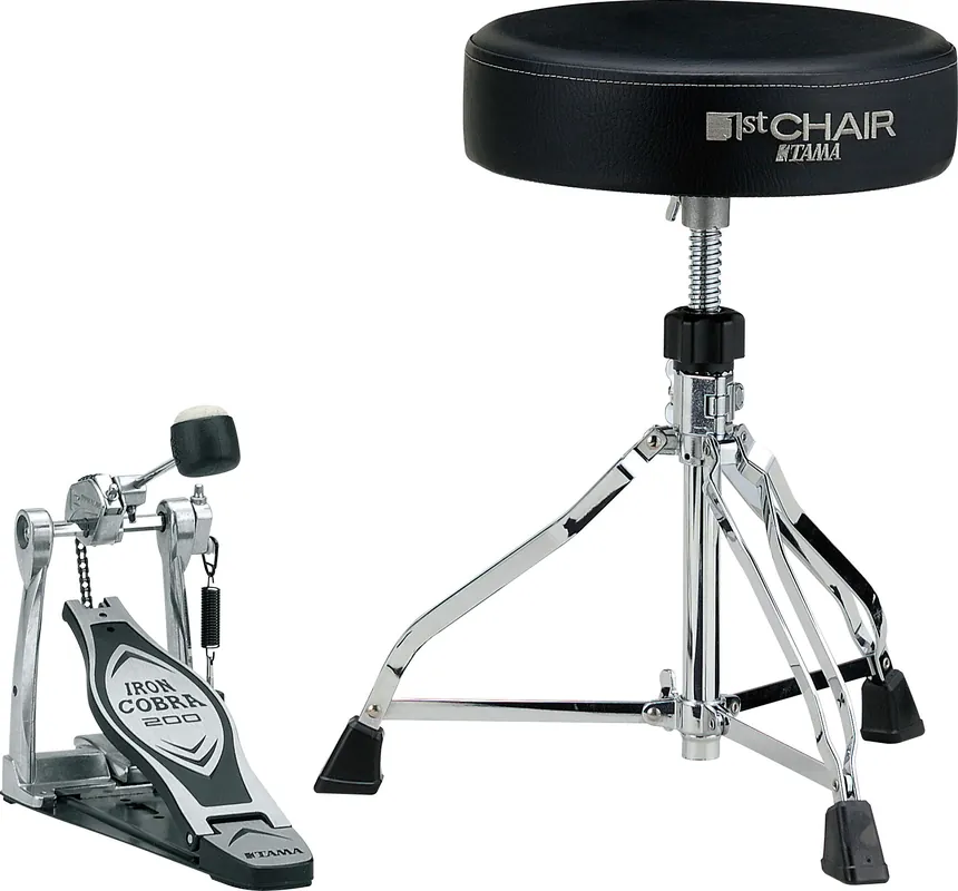 Neue Kollektion Tama Iron Cobra 200 + 1st Chair Throne Roundseat Add On Bundle