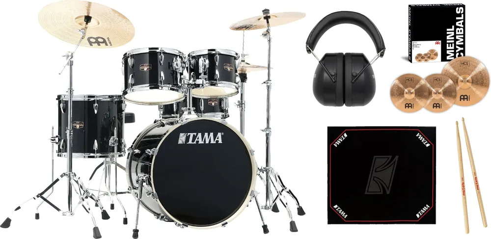 Tama Imperialstar Bundle - Hairline Black 20" Letzte Chance