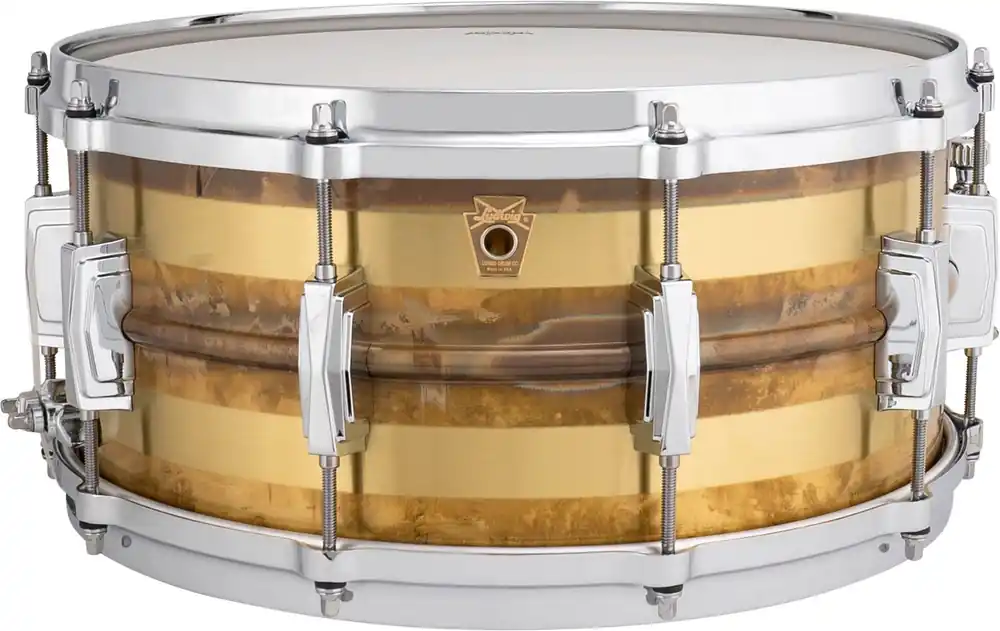 Ludwig LB552RS Raw Striped Bronze Snare 14"x6,5" Direktkauf