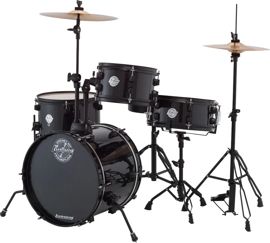 Ludwig LC178X016DIR Pocket Kit Black Sparkle Neue Ware