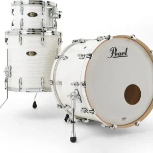 Nur Für Kurze Zeit Pearl Masters Maple/Gum 3-pc. Set #187 Silver White Swirl