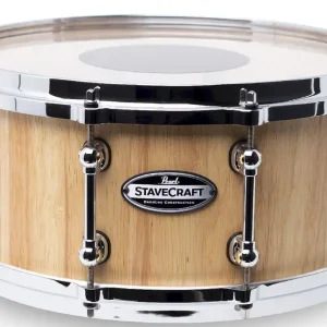 Finale Aktion Pearl StaveCraft 14"x6.5" Thai Oak Snare Drum Satin Natural
