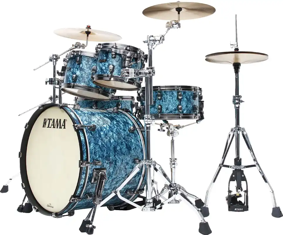 Tama MR42TZUS-TQP Starclassic Maple Shell Set 4tlg. - Turquoise Pearl/Smoked Black Nickel Highlight