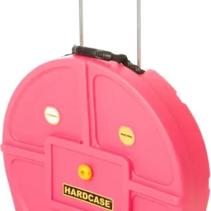Gratis Versand Hardcase HNP9CYM22-P Cymbal Case Trolley für 9 Becken bis 22" - Pink