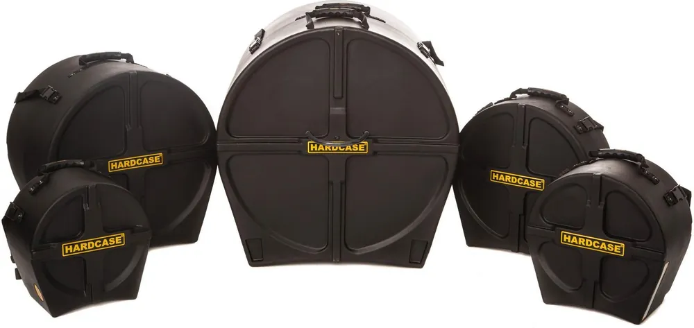 Hardcase HROCKFUS-6 Drum Set Cases 6tlg. Neu
