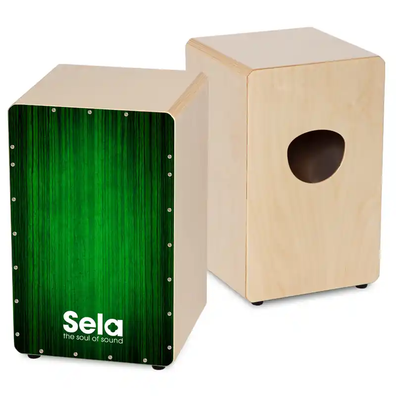 Sela SE053 Varios Snare Cajon Green Solange Der Vorrat Reicht