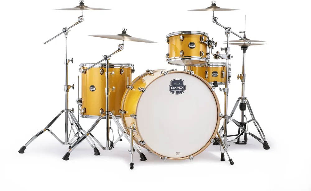 Mapex MXMA446SYD Mars Birch Shellset - Sunflower Sparkle Must-Have