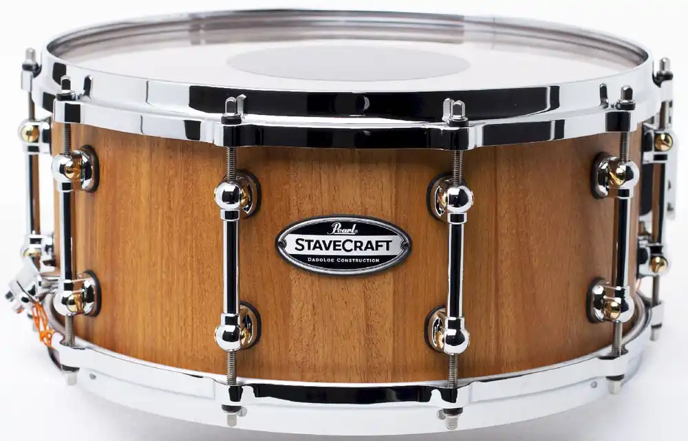 Pearl StaveCraft 14"x6.5" Makha Snare Drum Satin Natural Meistverkauft