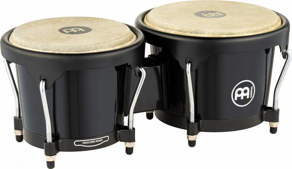 Meinl HB50BK Percussion Molded ABS Bongo - Black Finale Aktion