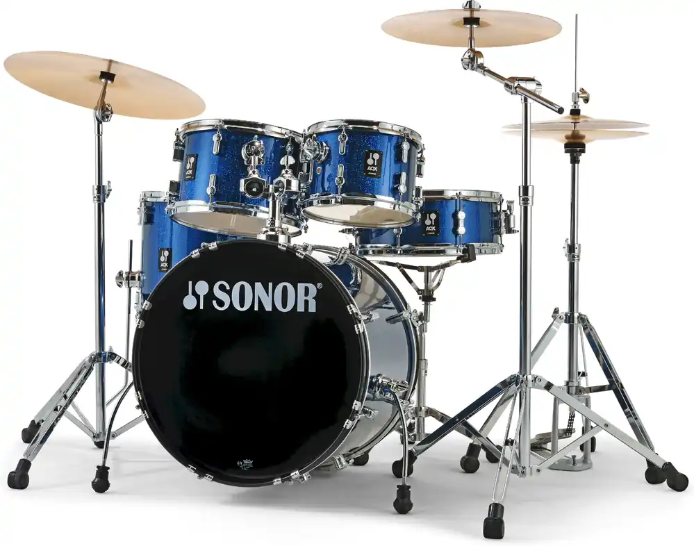 Ausverkauf Sonor AQX Studio Set Blue Ocean Sparkle