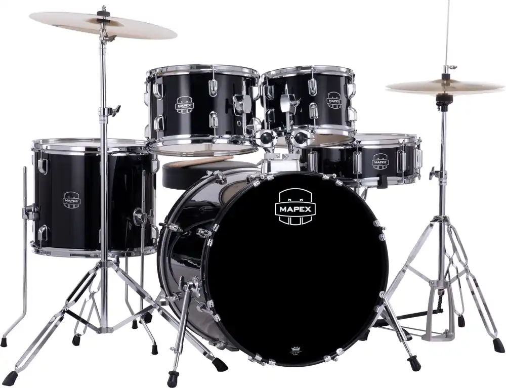 Mapex MXCM5044FTCDK Comet Fusion Set - Dark Black 20" Geprüft