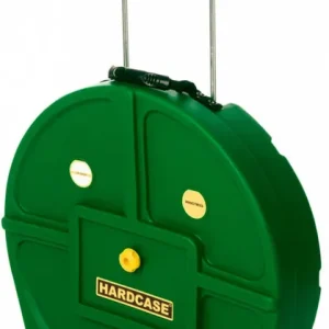 Zertifiziert Hardcase HNP9CYM22-DG Cymbal Case Trolley für 9 Becken bis 22" - Dark Green