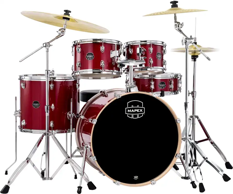 Mapex MXVE5295FTZVM Venus Stage Set - Crimson Red Sparkle Preisreduziert