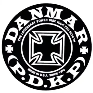 Beliebt Danmar 210IC Bass Drum Kick Pad "Iron Cross" Single Pedal