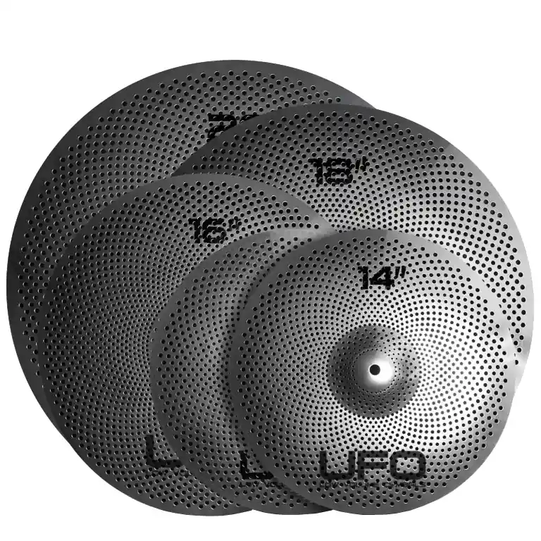 Kostenloser Rückversand UFO Cymbal Set 14-16-18-20 + Bag