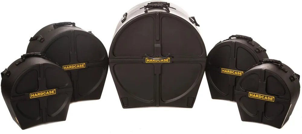 Hardcase HSTANDARD Drum Set Cases 5tlg. Neu