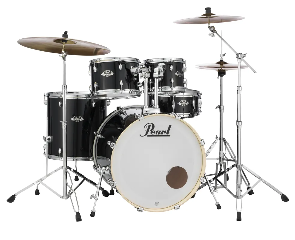 Pearl EXX725SBR/C31 Export Drum-Set Jet Black/Sabian SBR Schnäppchen