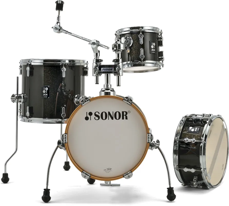 Letzte Chance Sonor AQX Micro Set Black Midnight Sparkle