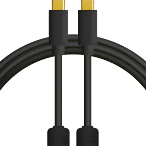 DJ TechTools USB-C to C Chroma Cable black straight (ca. 1,0m) Expressversand