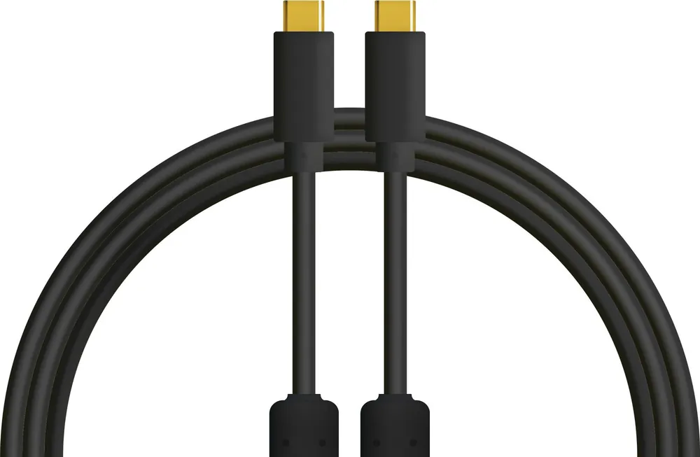 DJ TechTools USB-C to C Chroma Cable black straight (ca. 1,0m) Expressversand