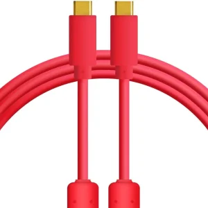 DJ TechTools USB-C to C Chroma Cable red straight (ca. 1,0m) Sichere Zahlung