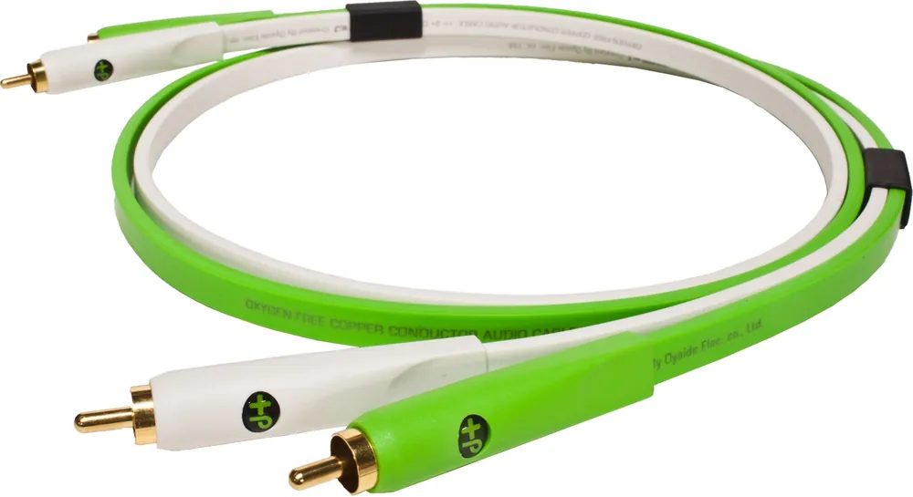 NEO by Oyaide d+ Stereo-Cinch auf Stereo-Cinch Kabel, 1.0m Länge Markenprodukt