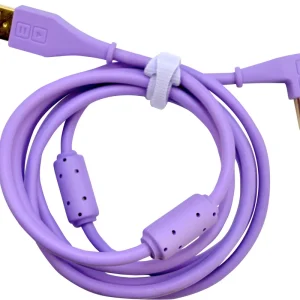 Sonderaktion DJ TechTools USB Chroma Cable purple abgewinkelt (ca. 1,5m)