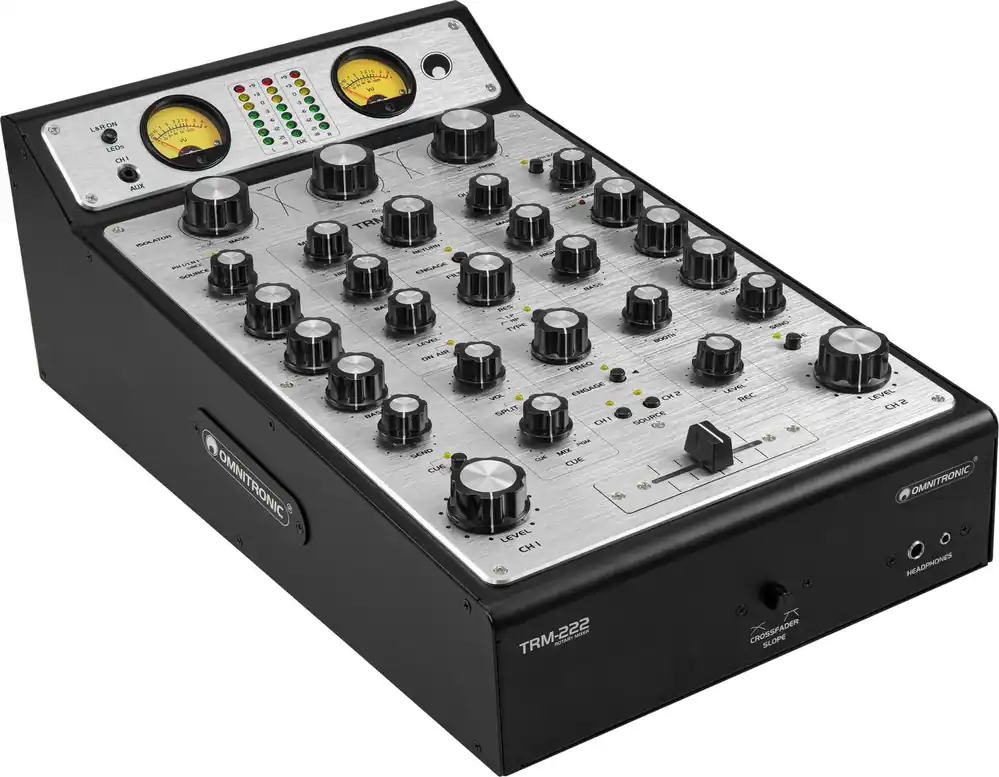 Solange Der Vorrat Reicht Omnitronic TRM-222 2-Kanal Rotary Mixer
