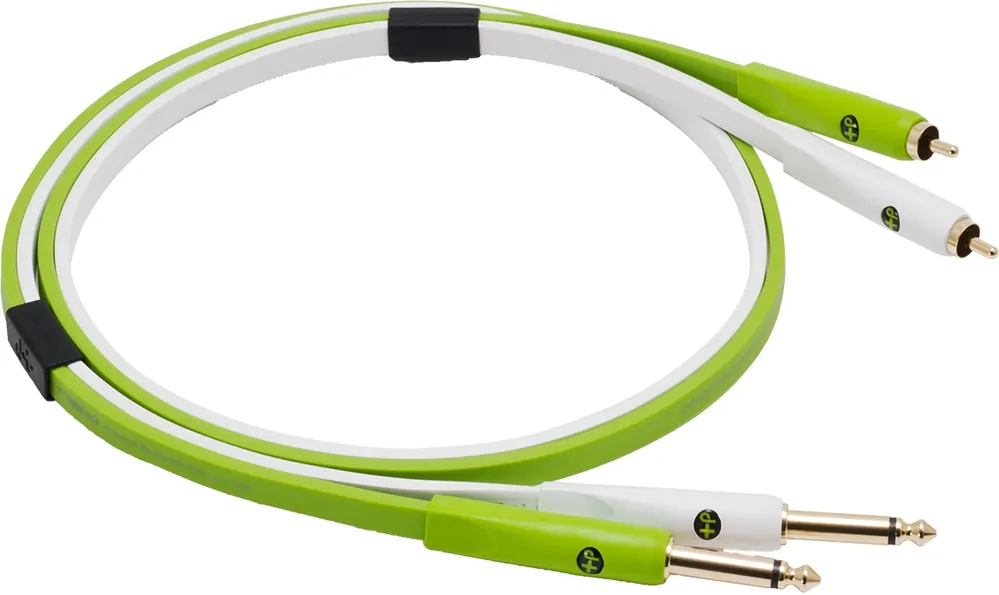 NEO by Oyaide d+ Stereo-Cinch auf 2x 6,3mm Mono-Klinke Kabel, 2.0m Länge Aktuell