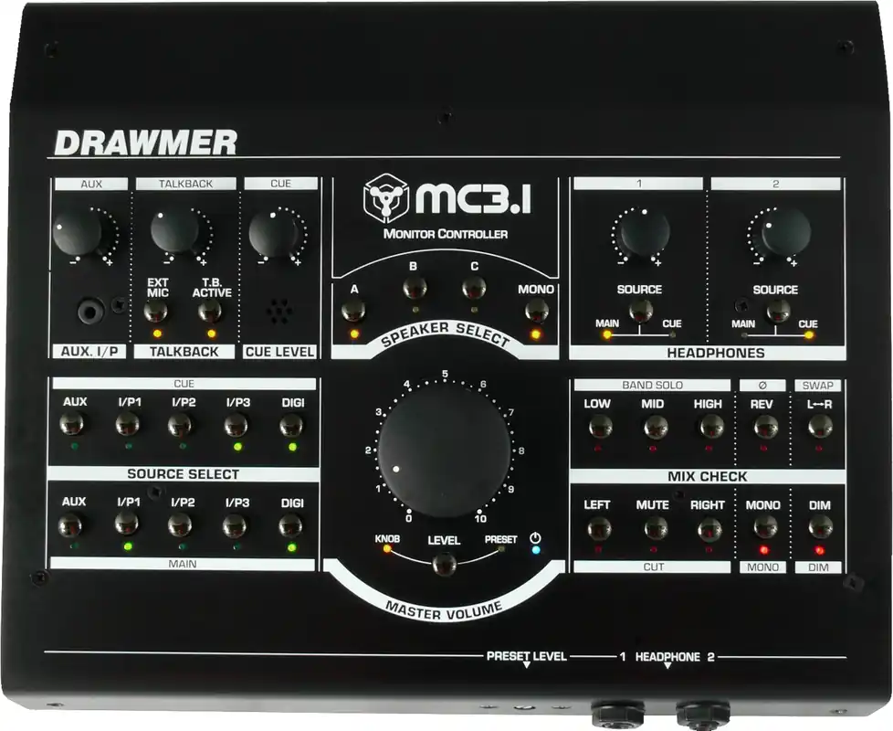 Neue Kollektion Drawmer MC3.1 Kompakter Monitor-Controller