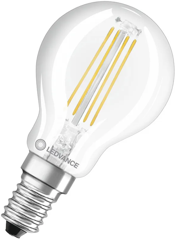 LEDVANCE LED CLASSIC P DIM CRI 90 S 3.4W 940 Klar E14 Neuheit