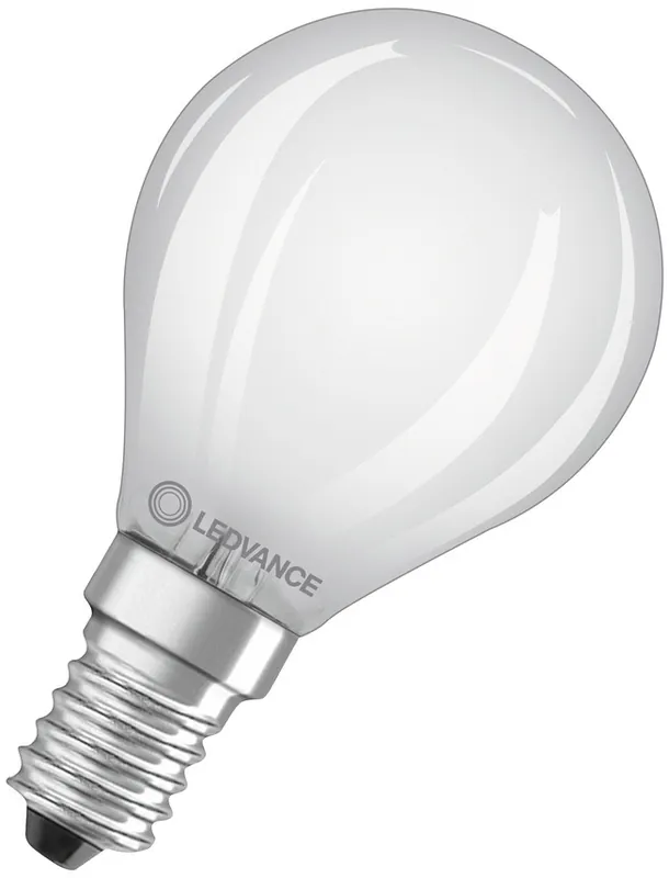 Preiswert LEDVANCE LED CLASSIC P DIM CRI 90 S 3.4W 927 mattiert E14