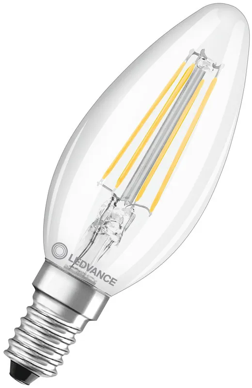 Bestpreis LEDVANCE LED CLASSIC B V 4W 827 Klar E14